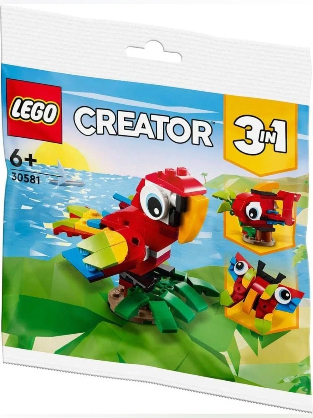 LEGO Creator 3-in-1 Tropical Parrot #30581